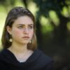 ⁦עגילי יסמין תכלת⁩ – תמונה ⁦4⁩